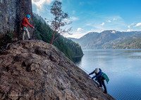 2020 03 19 Comox Lake Climbing Cliffs Photo Hike